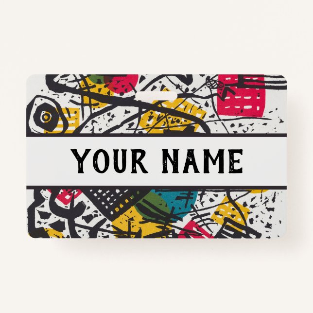 Crachá Kandinsky Small Worlds V Abstrato Classic (Frente)