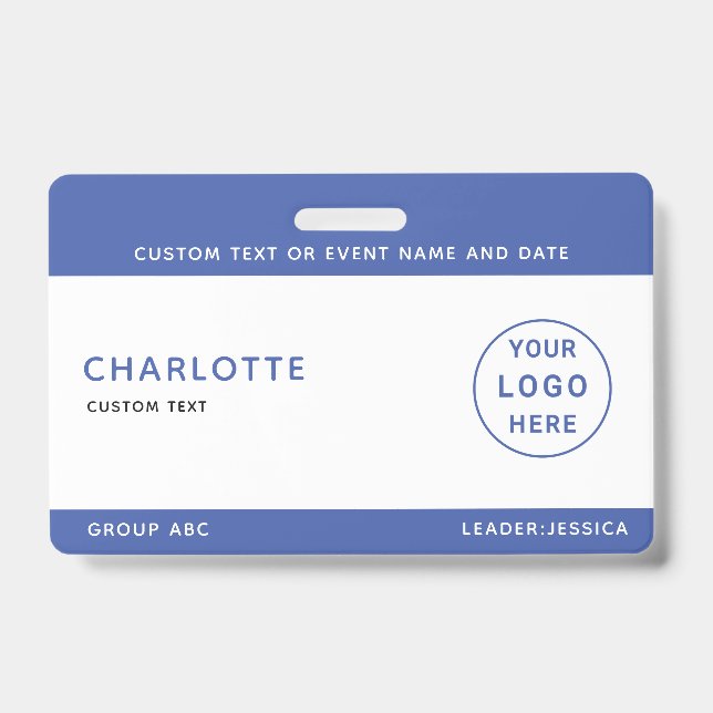 Crachá Kids ID Lanyard Modelo Music Tour School (Frente)