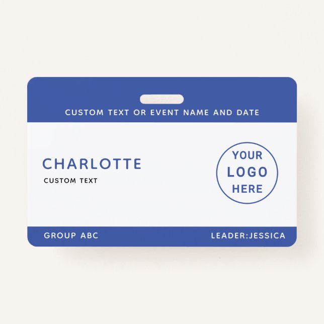 Crachá Kids ID Lanyard Modelo Music Tour School (Frente)