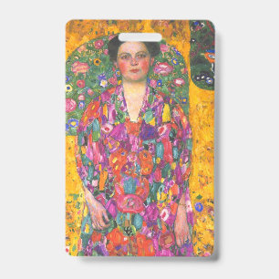 Crachá Klimt Retrato de Eugenia Primavesi