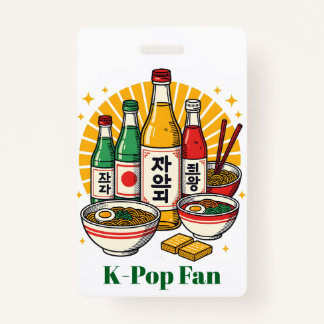 Crachá Korean Pop Culture Chest Print