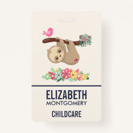 Crachá Lã Marrom Bonita Prendendo-se de cabeça para baixo