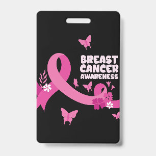 Crachá Laço Rosa Mulheres Câncer Câncer de Mama Conscient