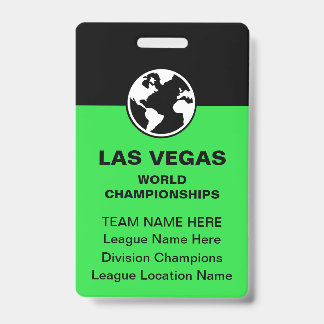 Crachá Las Vegas Billiards Championship Bulk Team Badges