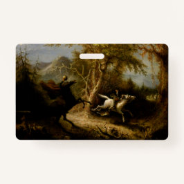 Crachá Lenda do Cavaleiro Sem Cabeça Fantasma do Hallowee