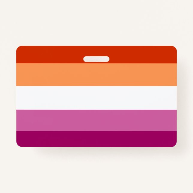 Crachá Lesbian Flag (Frente)