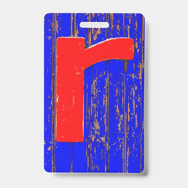 Crachá Letra r (Frente)