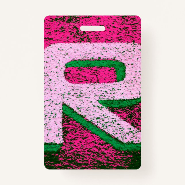 Crachá Letra r (Frente)