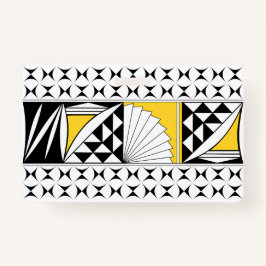 Crachá Levantamento nativo sudoeste em amarelo