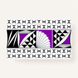 Crachá Levantamento Nativo Sudoeste em Púrpura