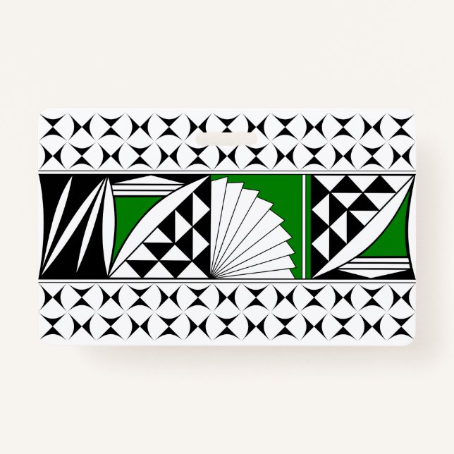 Crachá Levantamento nativo sudoeste em verde (Frente)