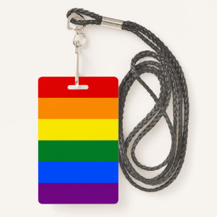 Crachá LGBT Bandeira arco-íris