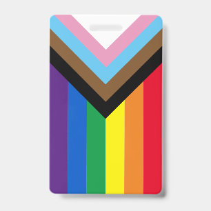Crachá Lgbtq - orgulho gay de diversidade do arco-íris in