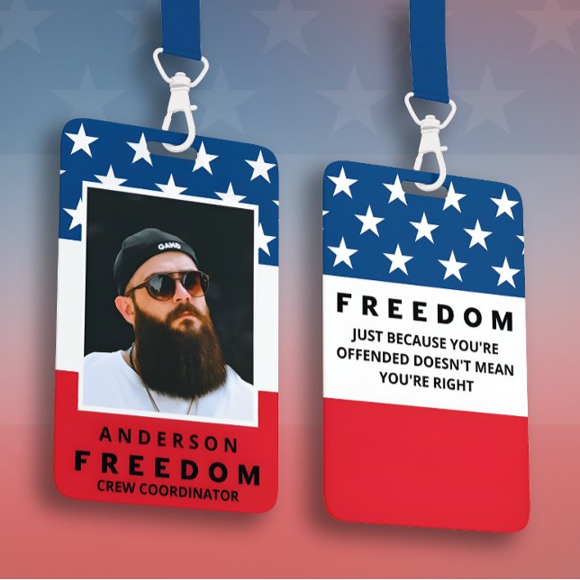 Crachá Liberdade Um Verdadeiro Patriota (Criador carregado)