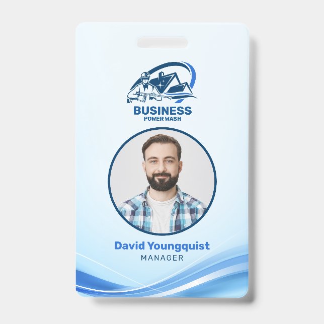 Crachá Limpeza da central elétrica por lavagem de pressão (Frente)