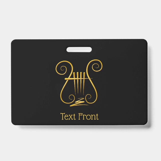 Crachá Lira Dourada (Frente)