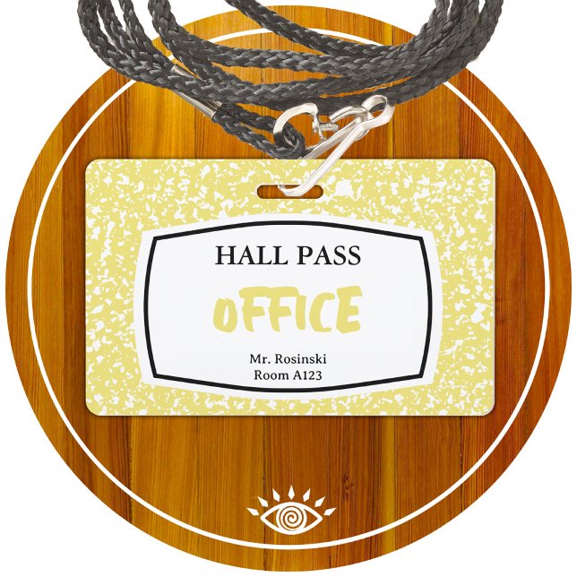 Crachá livro de composição cartão de visita dos educadore (Criador carregado)