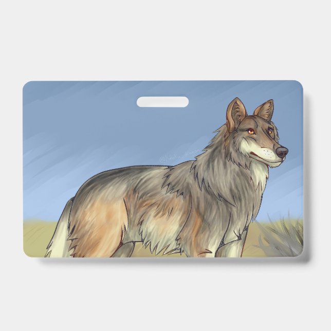 Crachá Lobo Mexicano (Frente)