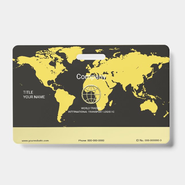 Crachá Logística (Frente)