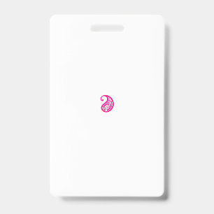 Crachá Logótipo circular com símbolo cardíaco, embodyin
