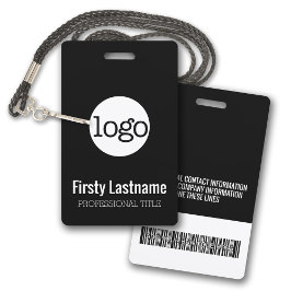 Crachá Logotipo da Empresa com Nomes e Sobrenomes Código 