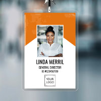 Logotipo da Empresa de Funcionário Foto Segurança