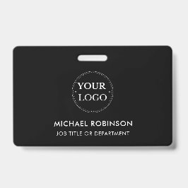 Crachá Logotipo da empresa Logotipo do funcionário Funcio