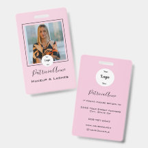 Logotipo de Foto com Script Rosa Elegante de Maqui