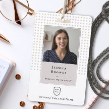 Logotipo de Foto da Escola Estudante/ Funcionário 