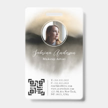 Logotipo de Foto do Script Abstrato de de Aquarela