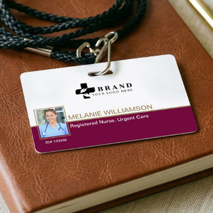 Crachá Logotipo de Identificação Fotográfica para Equipe