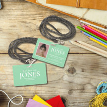 Logotipo de Marca Pessoal - Funcionário Verde de C