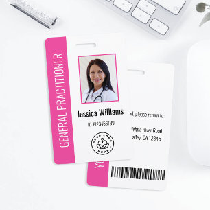 Crachá Logotipo e ID de foto personalizados para funcion