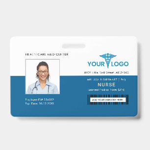 Crachá Logotipo Empresarial Identificação Personalizada d
