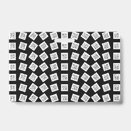 Crachá Logotipo exclusivo ou padrão de imagem | Preto (ed