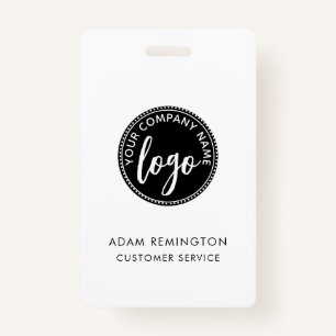Crachá Logotipo para ID de empresa Personalizado Funciona