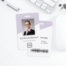 Logotipo Personalizado da Empresa Código de Barras