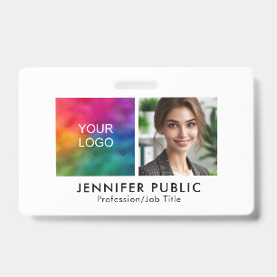 Crachá Logotipo Personalizado Da Empresa De Fotografias A