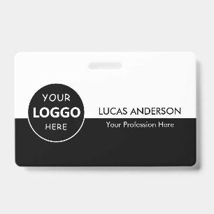 Crachá Logotipo Personalizado da Empresa ID Funcionário M