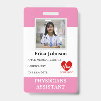 Logotipo Personalizado de Funcionário de Hospital