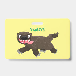 Crachá Londrino animal de desenho animado engraçado e fam