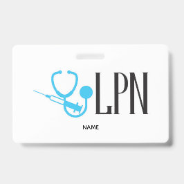 Crachá LPN Name Badge