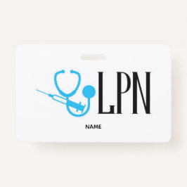 Crachá LPN Name Badge