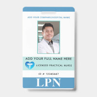LPN Vertical, Enfermeiro Prático Licenciado, Ident