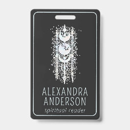 Crachá Lua Celestial Fases Espiritual Mística Foto Espiri