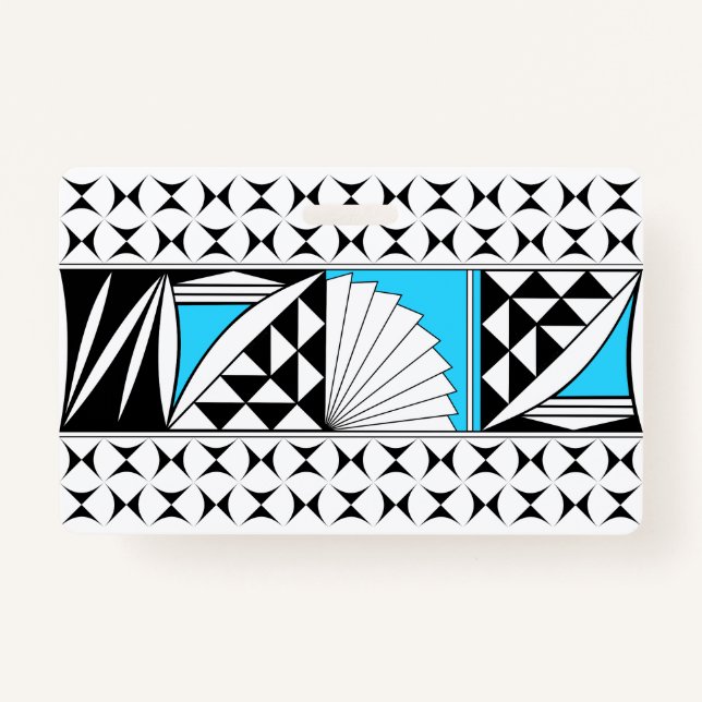 Crachá Luz do Sol Nativa do Sudoeste em Turquesa (Frente)