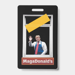 Crachá MAGADonald's Trump 2024