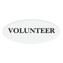 Crachá Magnético - Voluntário
