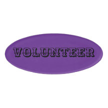 Crachá Magnético - Voluntário