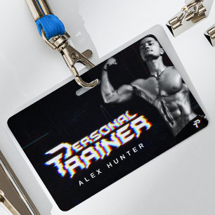 Crachá Malhação Personalizada Do Formador Pessoal De Gym 